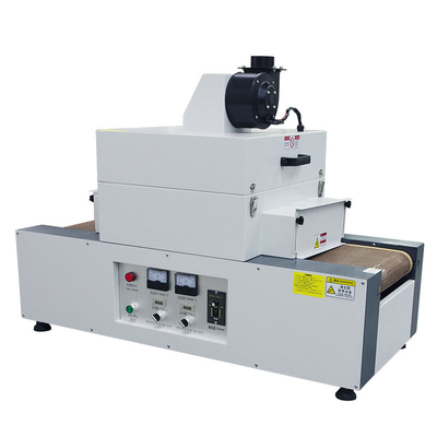 Μικρή ξηρότερη 300MM υπολογιστών γραφείου 2KW UV θεραπεύοντας ζώνη μηχανών που χρησιμοποιείται σε τηλεφωνική περίπτωση κυττάρων